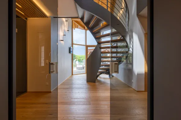 Moderne Wohnraum- und Einrichtungsfotografie einer luxuriösen Privatwohnung in Markt Allhau
