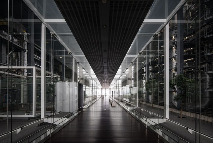 Müllverbrennungsanlage, Taniguchi in Hiroshima, Architekt Yoshio Taniguchi