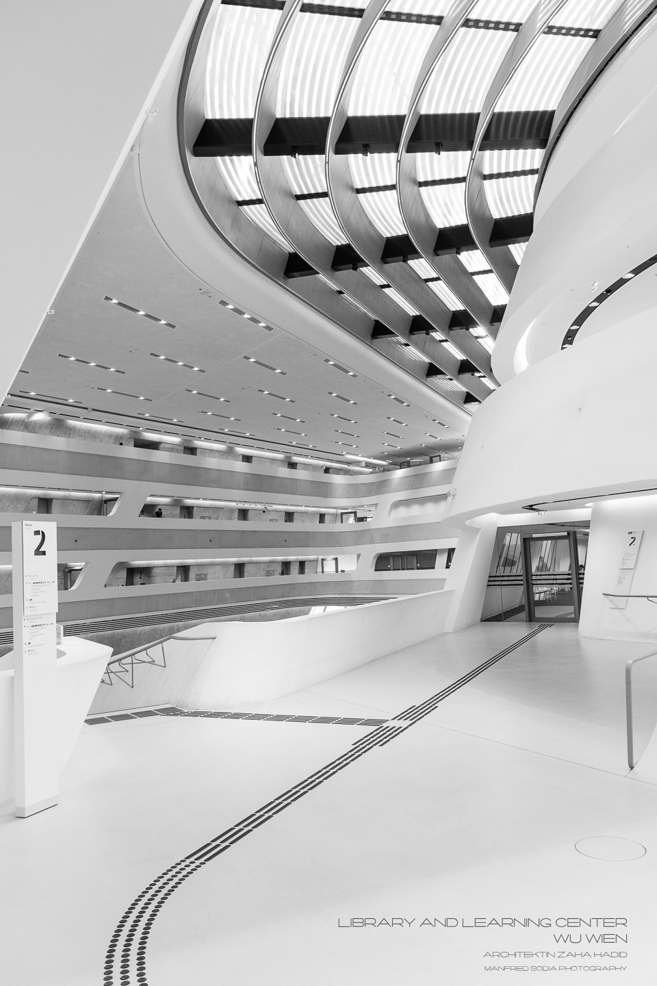 Learning Center der WU Wien, Architektin Zaha Hadid