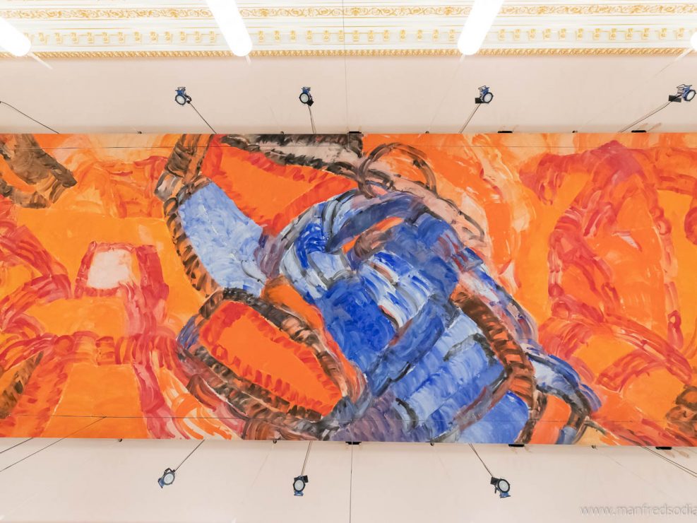 Redoutensaal in der Hoofburg in Wien, Deckenmalerei von Josef Mikl